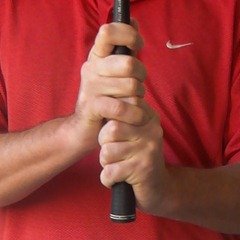 The overlapping golf grip