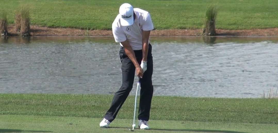 Impact Position for the Golf Swing (rear view)
