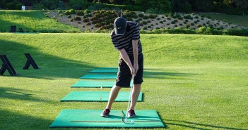 Golf Swing Drill: Develop Great Ball Striking Playing Off Mats